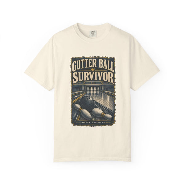 Gutter Ball Survivor Garment-Dyed Tee