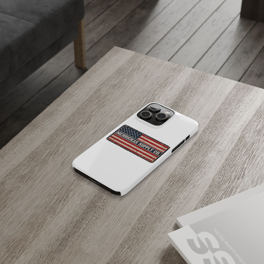 Merrickas American Flag Patch Phone Case