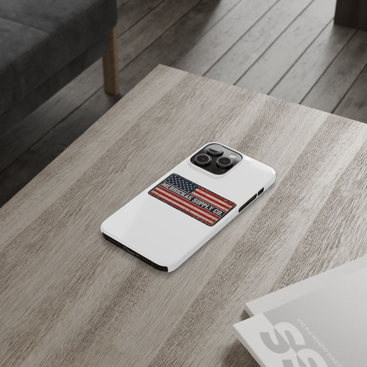 Merrickas American Flag Patch Phone Case