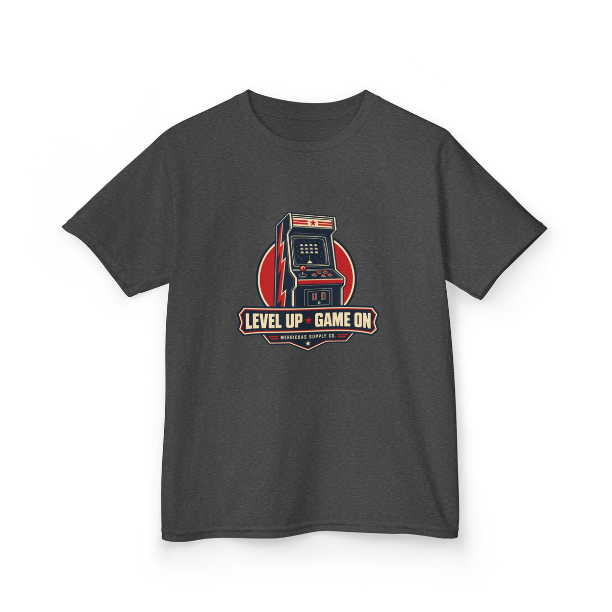 Level Up Game On Kids Tee