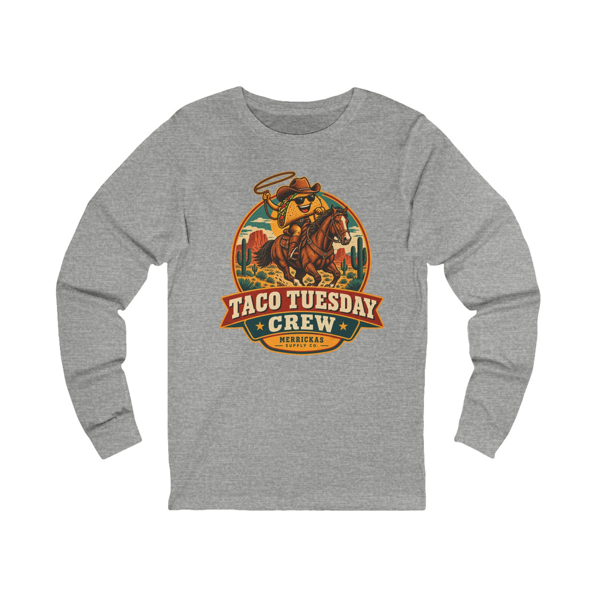 Taco Tuesday Crew Long Sleeve Tee