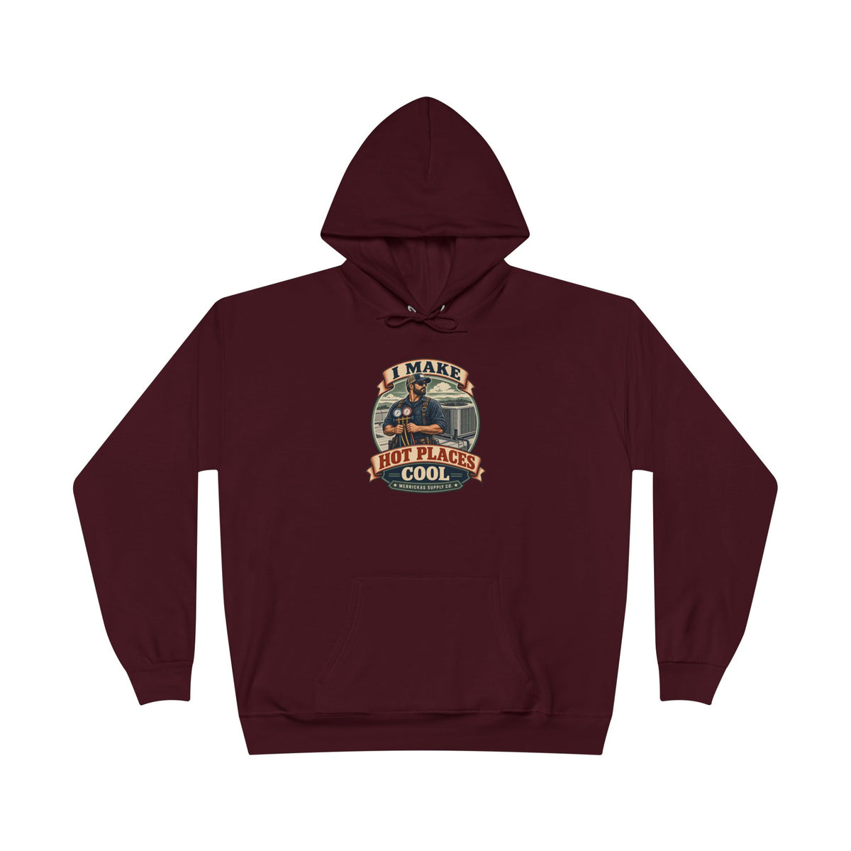 I Make Hot Places Cool Heavyweight Hoodie
