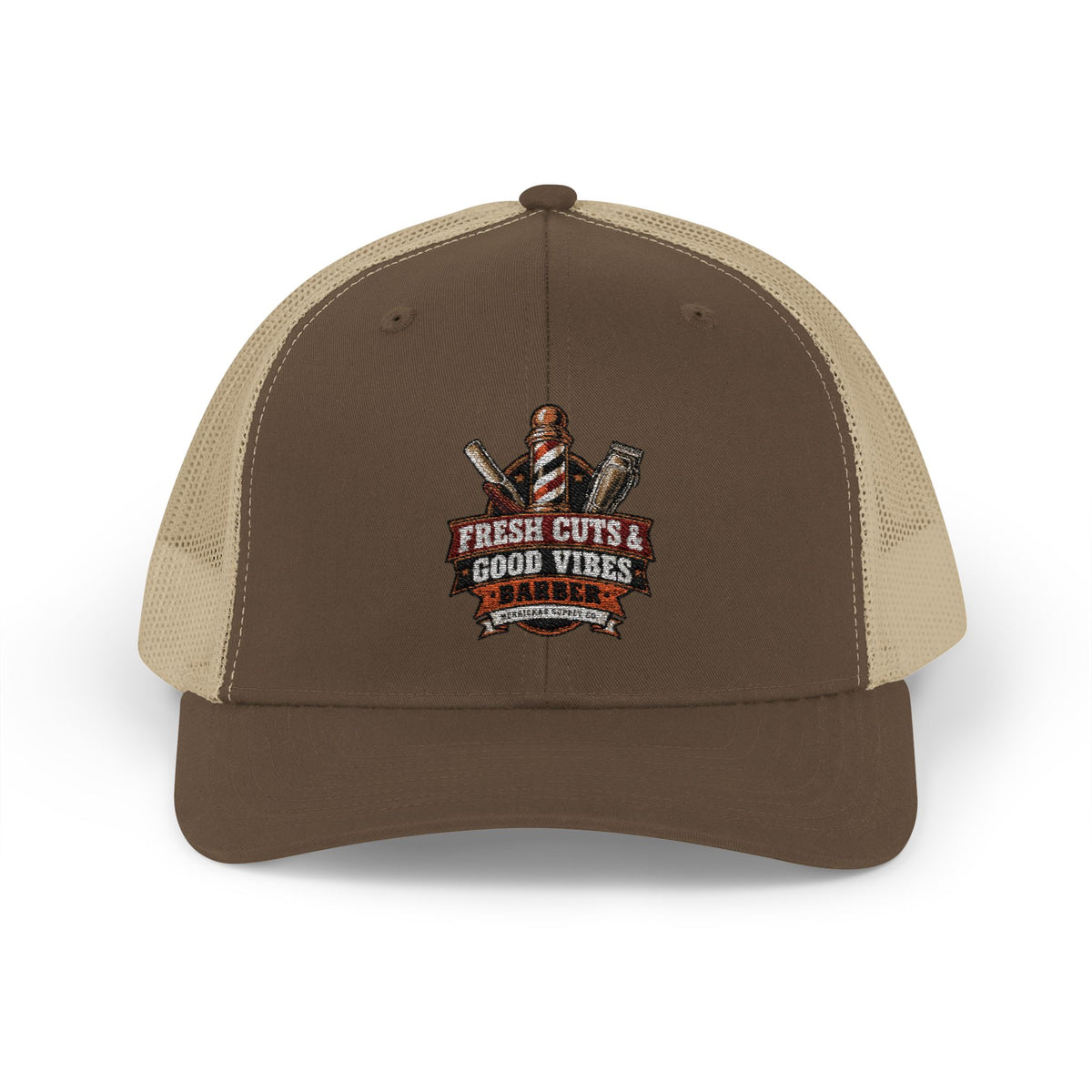 Fresh Cuts & Good Vibes Snapback Trucker Hat