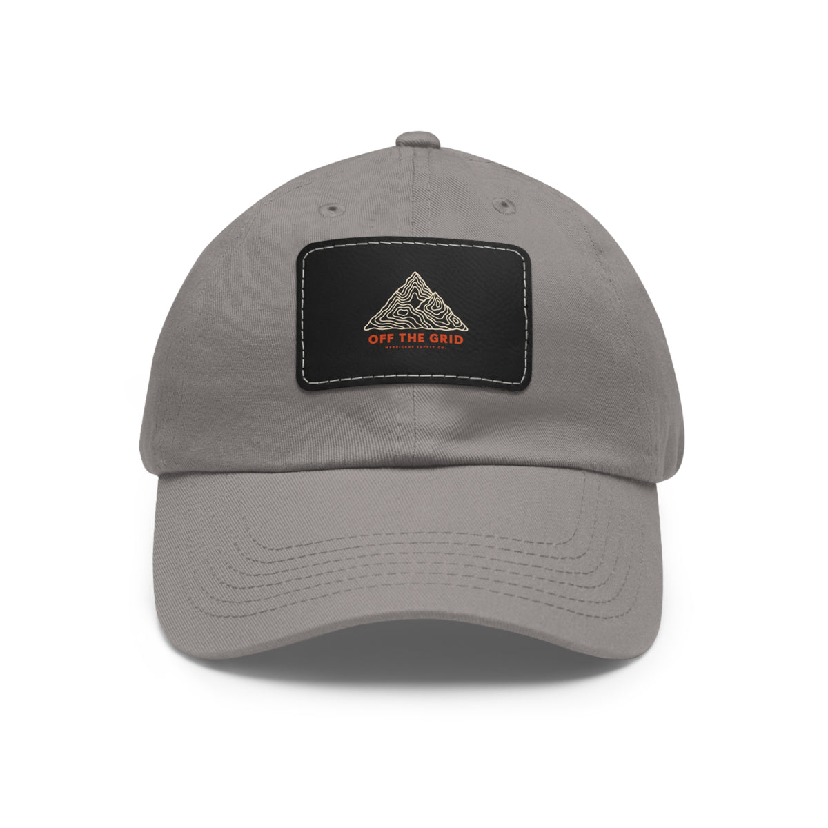 Off The Grid Leather Patch Dad Hat