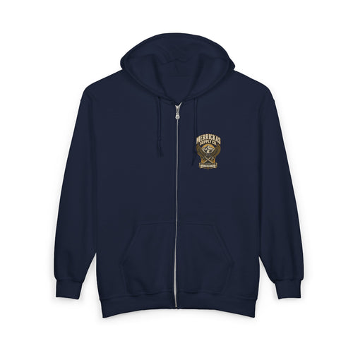 Back The Blue Zip Hoodie
