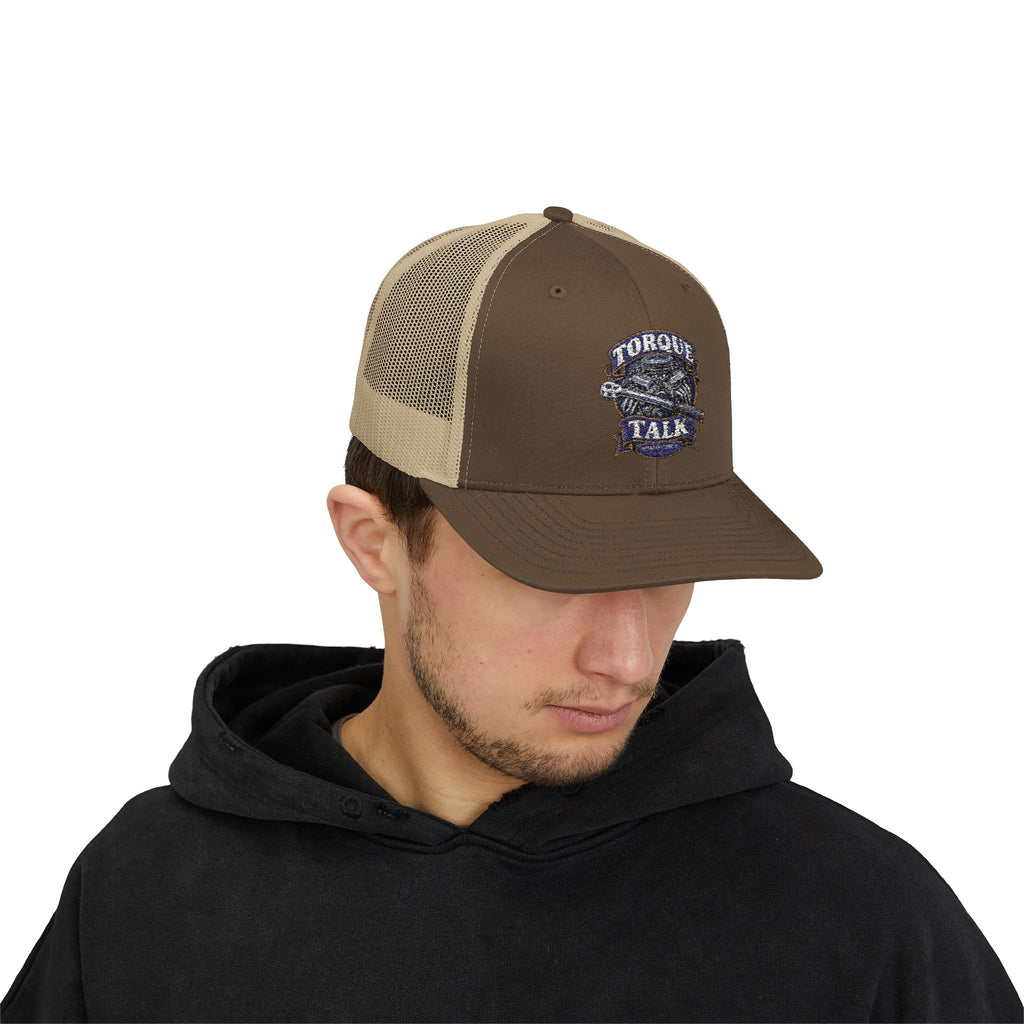 Torque Talk Snapback Trucker Cap
