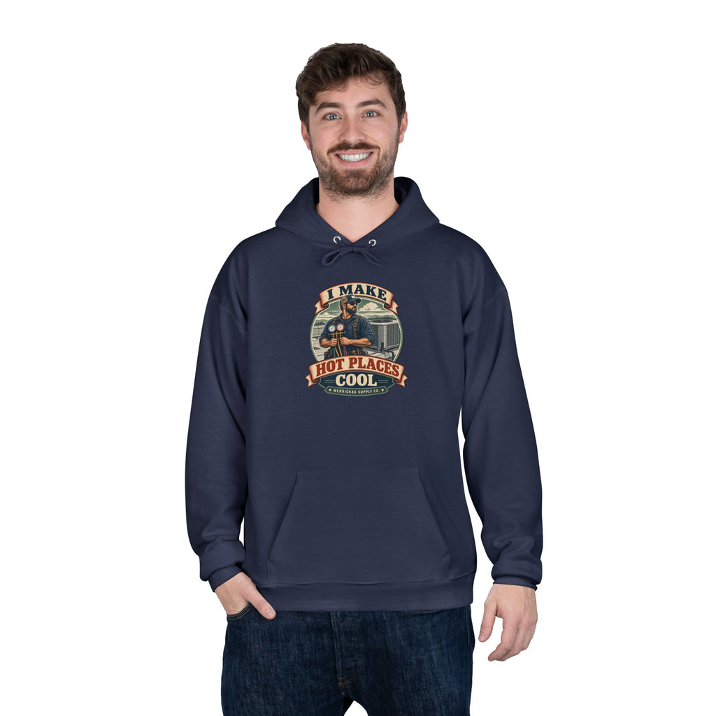 I Make Hot Places Cool Heavyweight Hoodie
