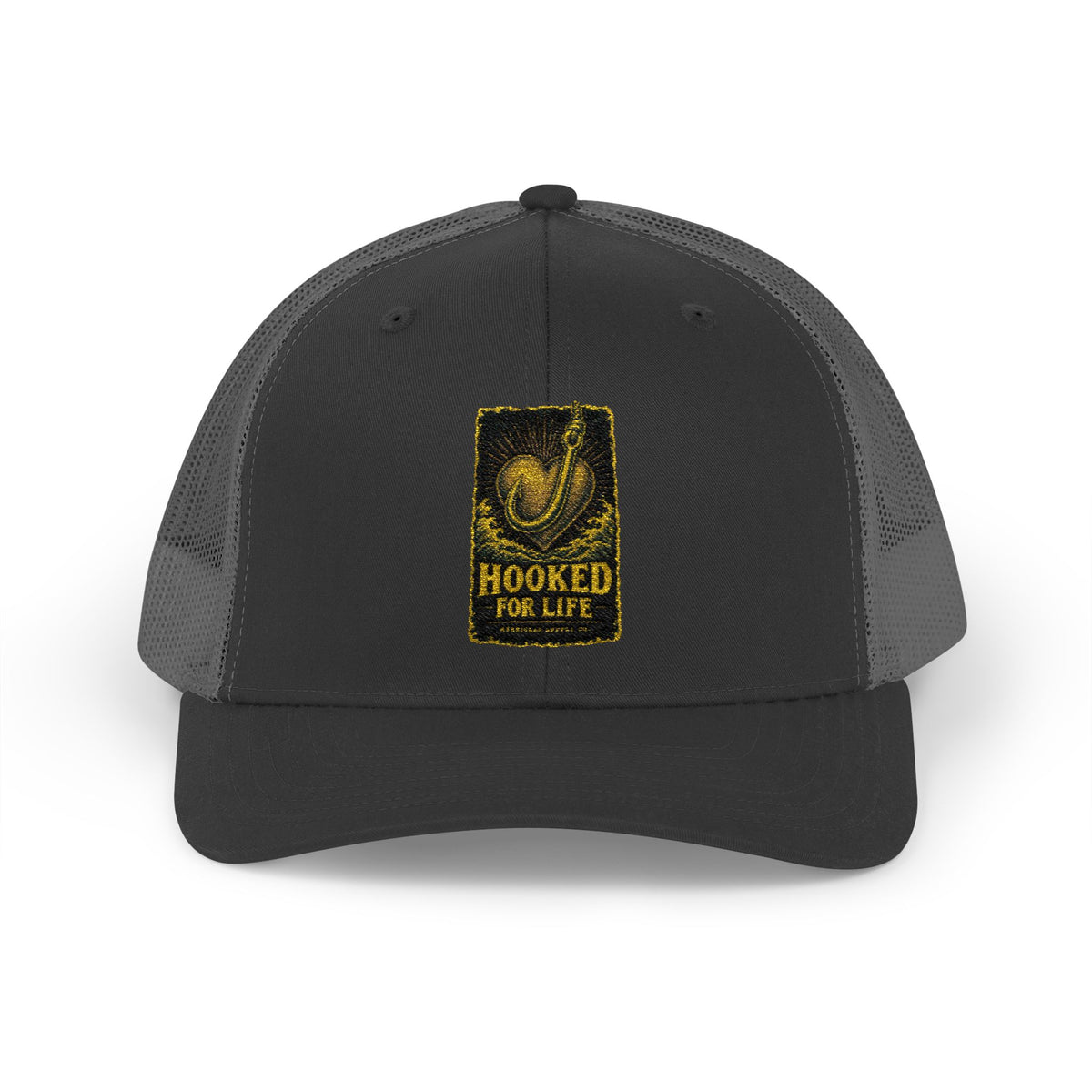 Hooked For Life Snapback Trucker Cap