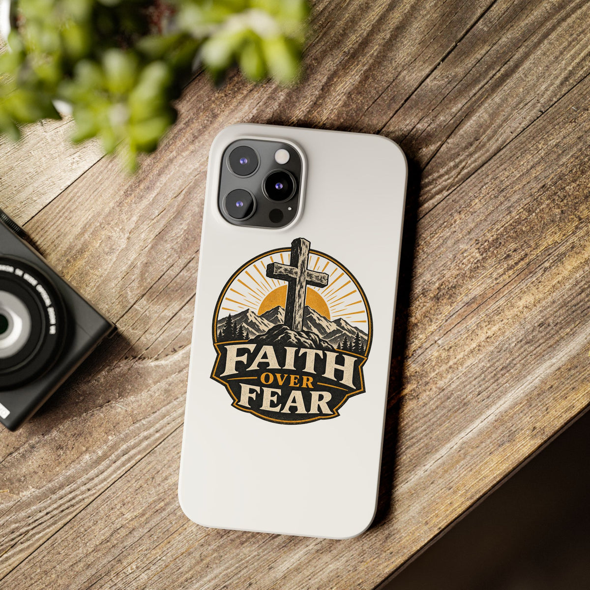 Faith Over Fear Phone Case