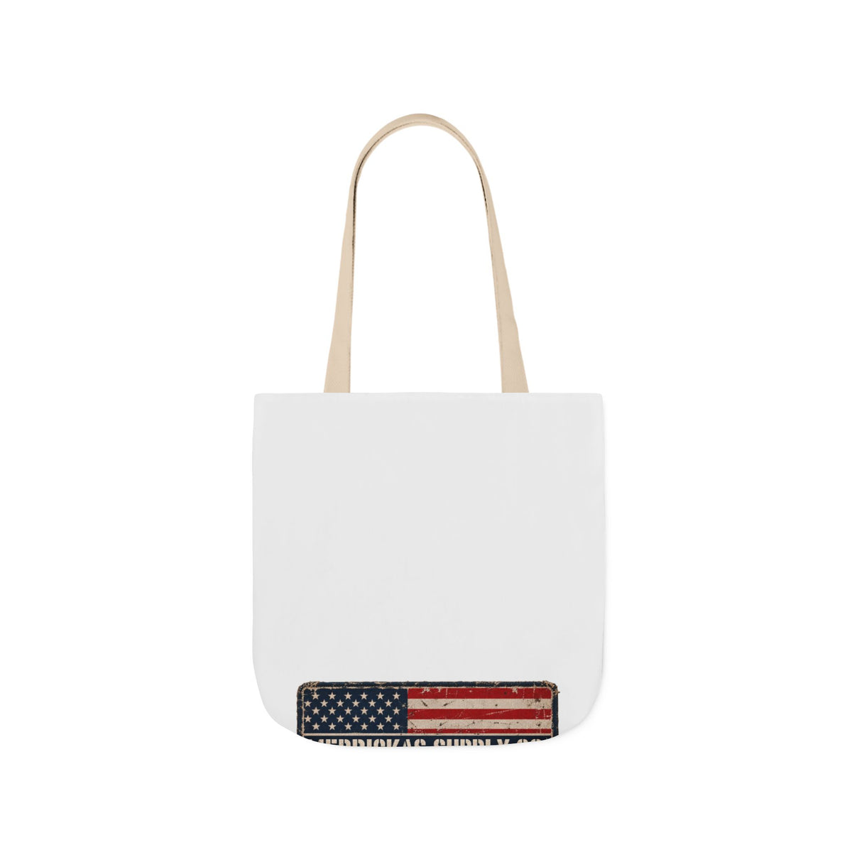 Merrickas American Flag Patch Canvas Wall Art