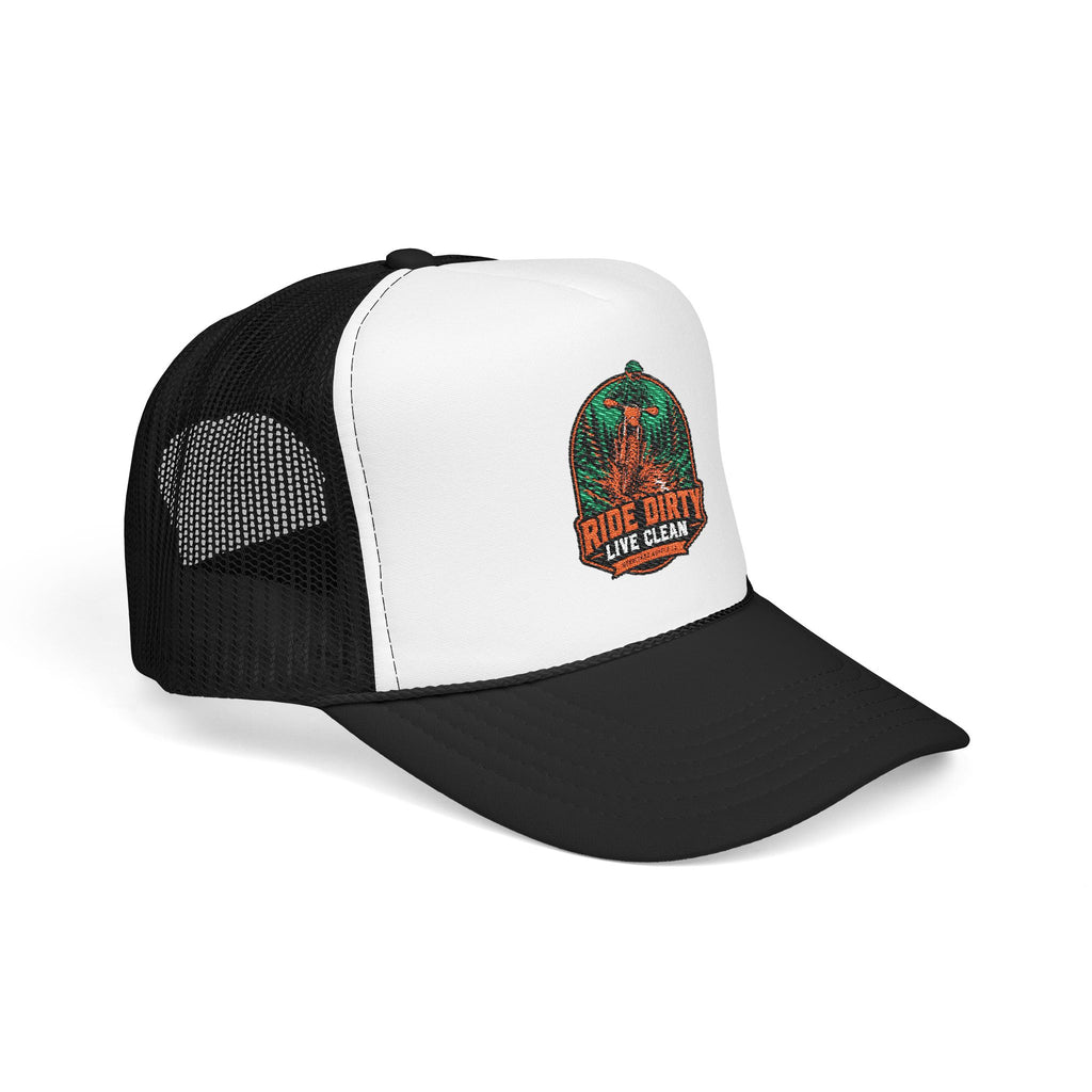 Ride Dirty Live Clean Foam Trucker Hat