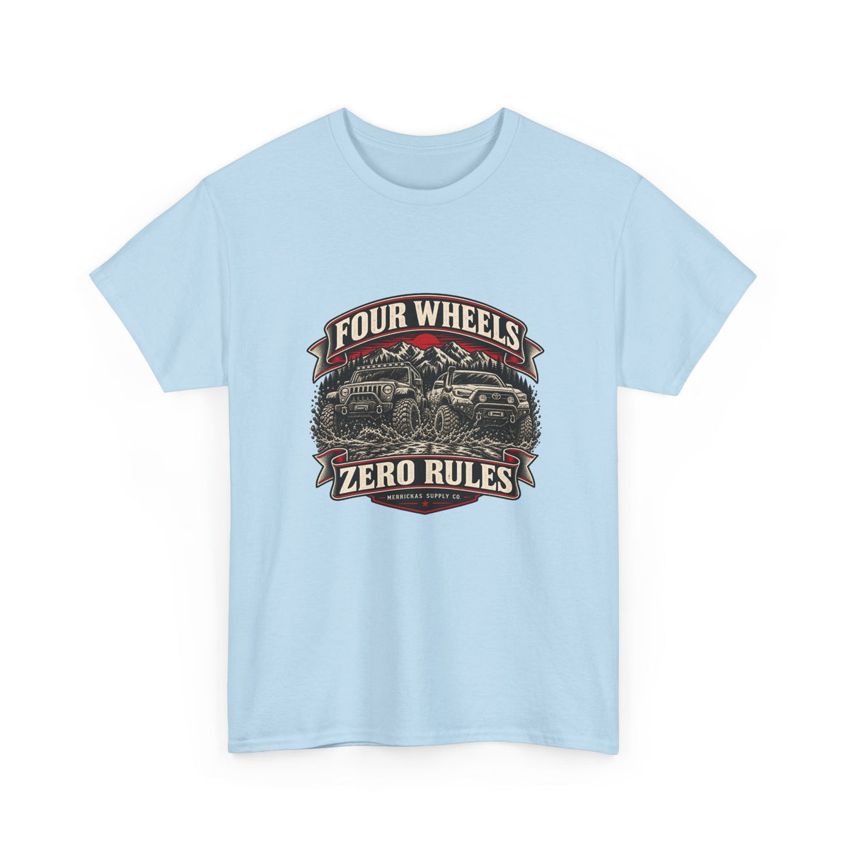 Four Wheels Zero Rules Classic Tee