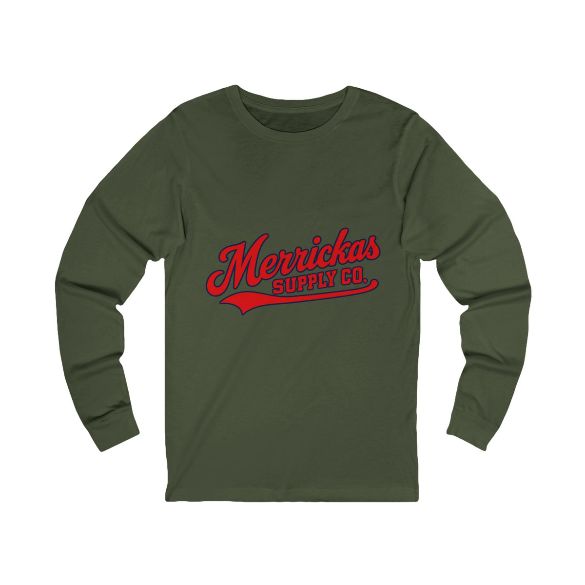 Merrickas Classic Script Long Sleeve Tee