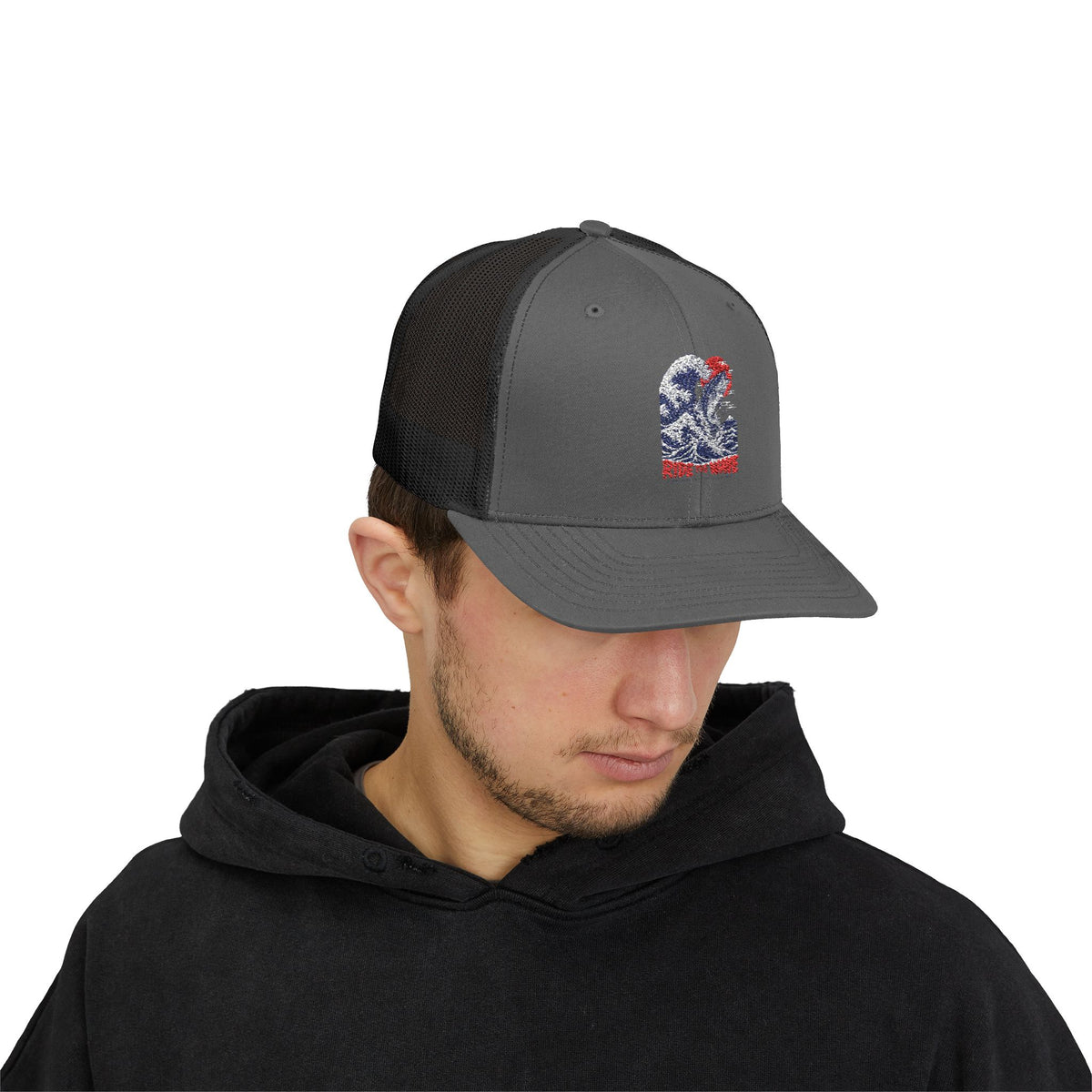 Ride The Wave Snapback Trucker Cap