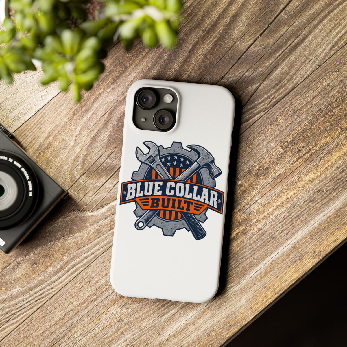Blue Collar Built Phone Case