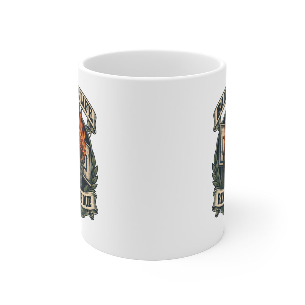 Ball Is Life Rent Is Due Coffee Mug 11oz