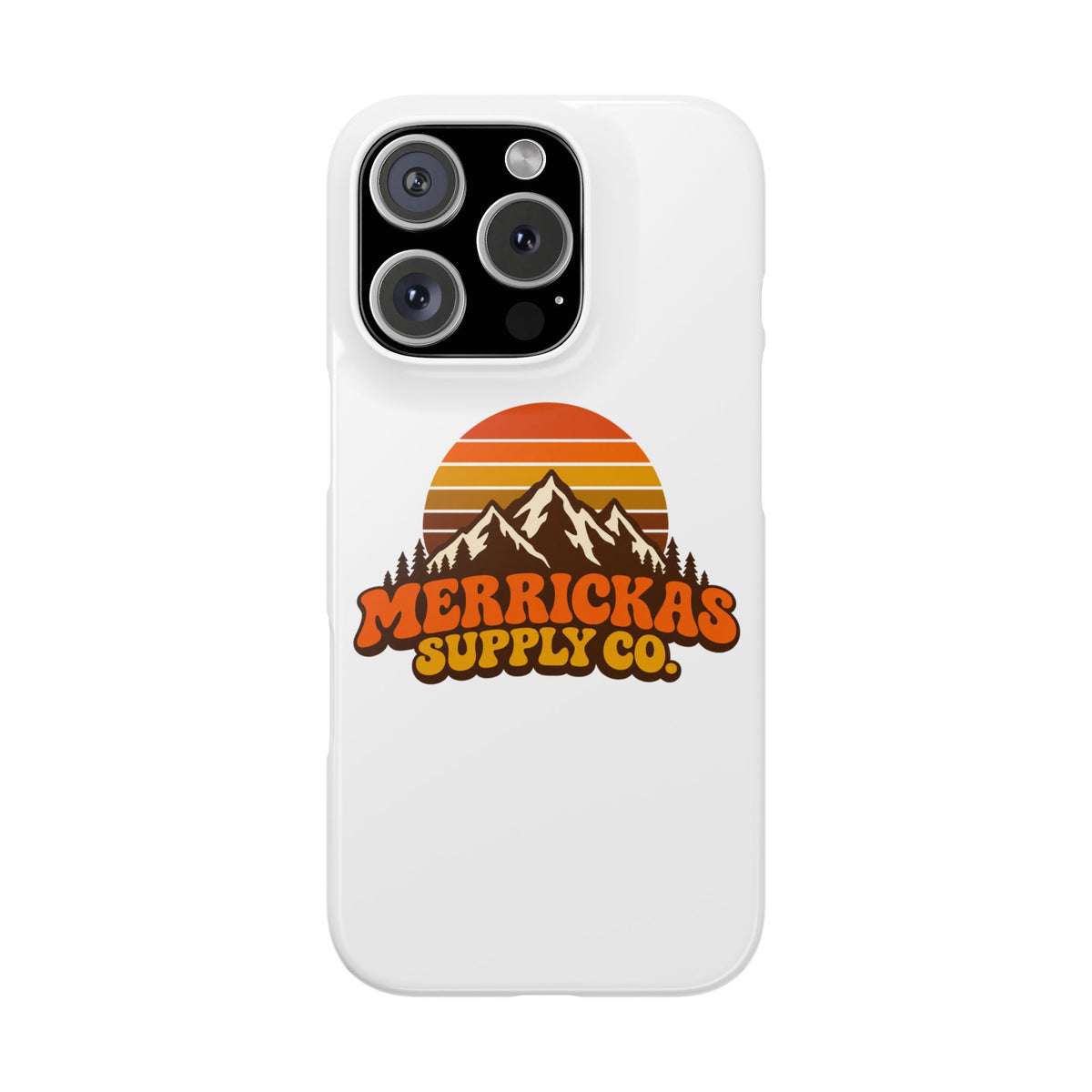 Merrickas Retro Sunset Mountain Phone Case