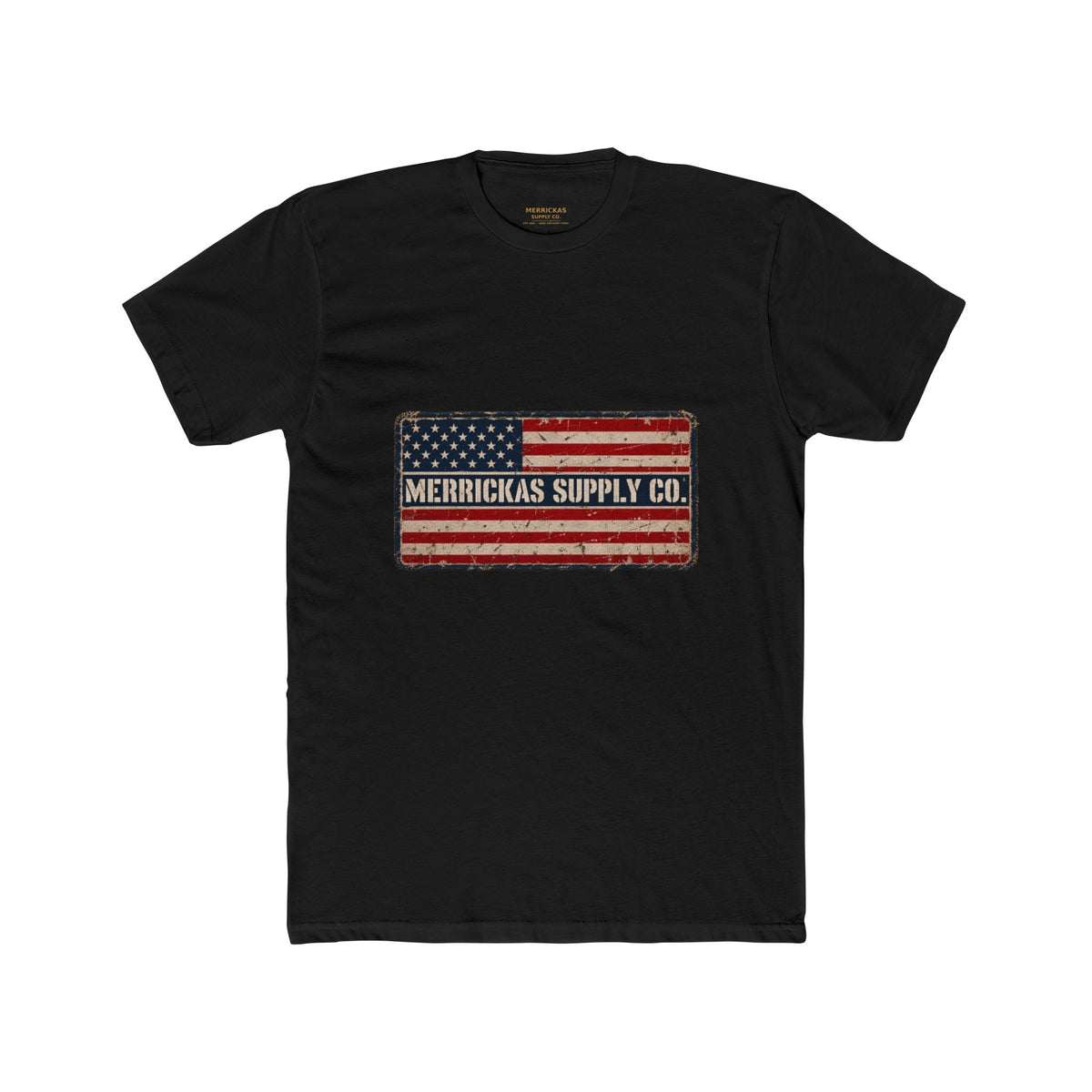 Merrickas American Flag Patch T-Shirt