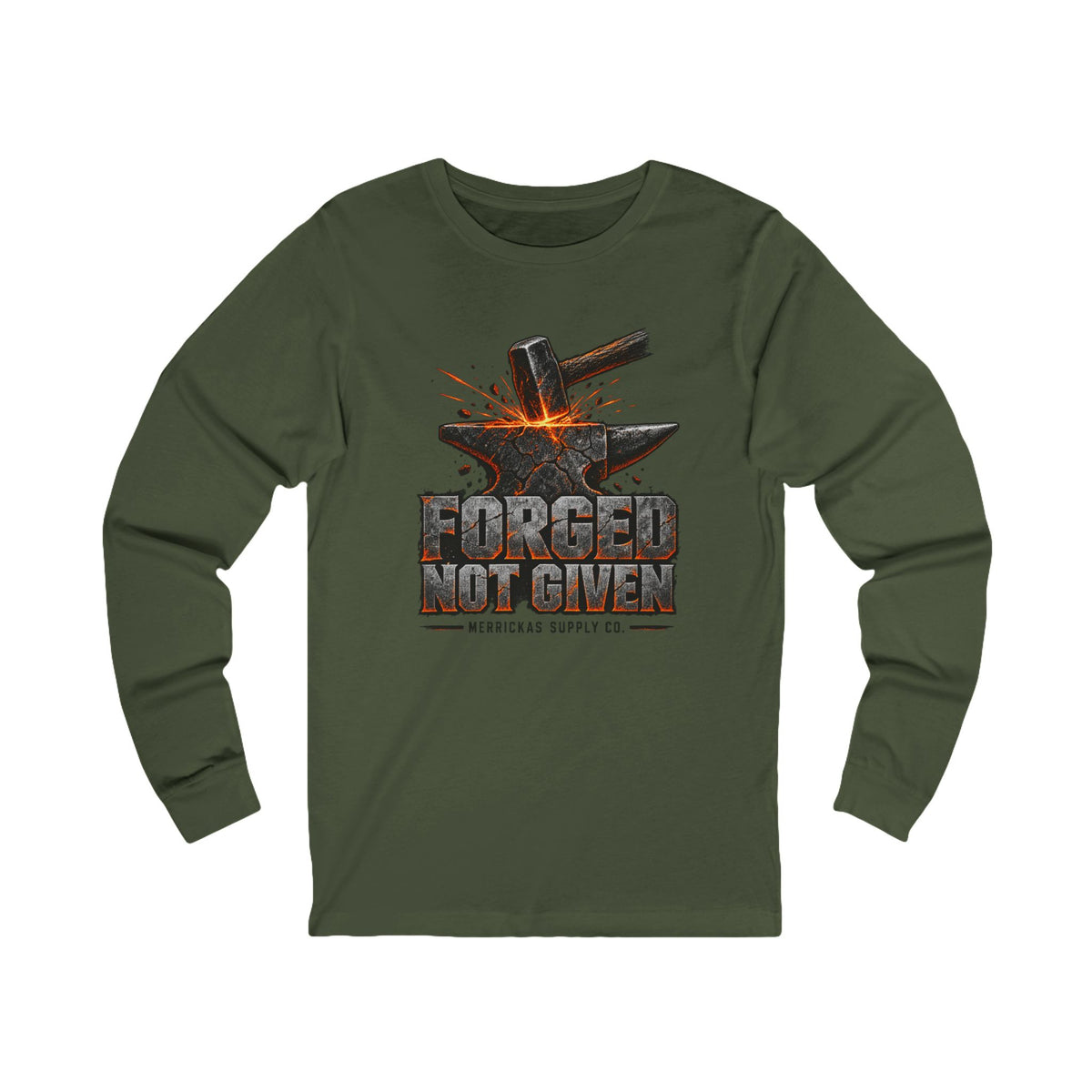 Forged Not Given Long Sleeve Tee
