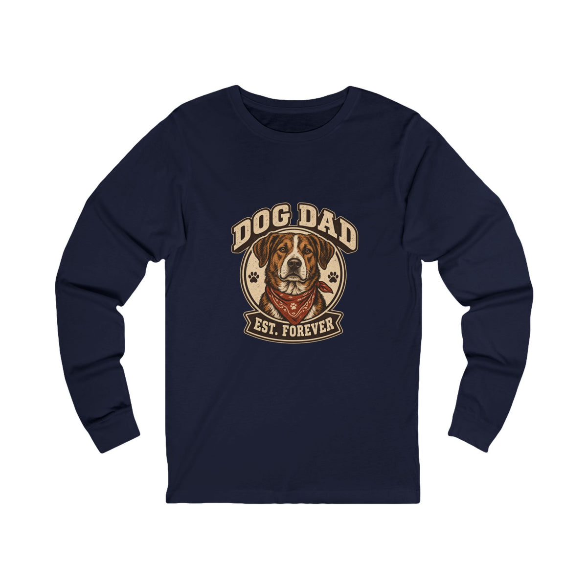 Dog Dad Long Sleeve Tee
