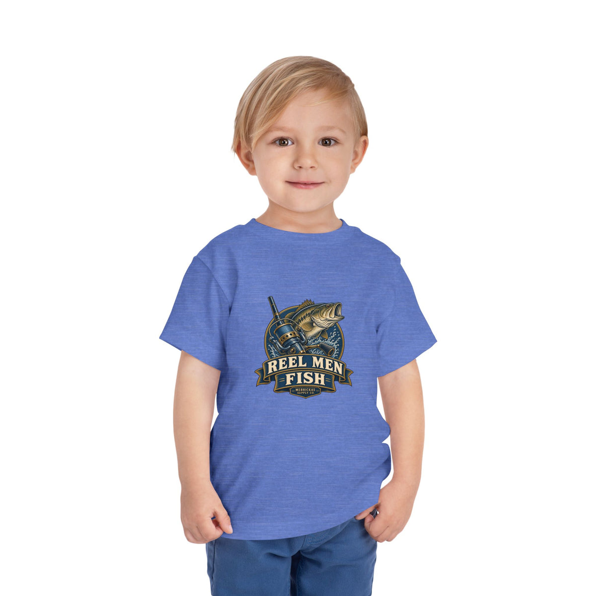 Reel Men Fish Toddler Tee