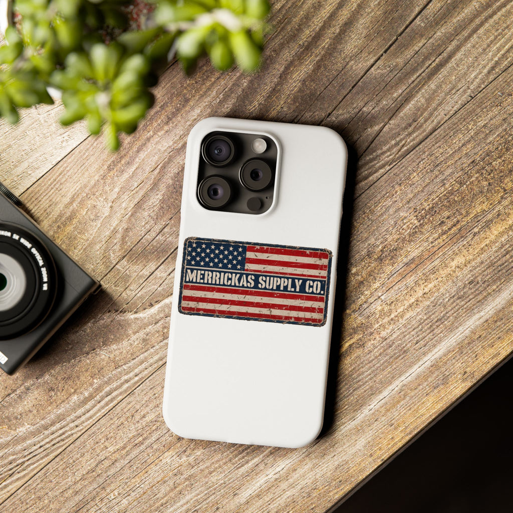 Merrickas American Flag Patch Phone Case