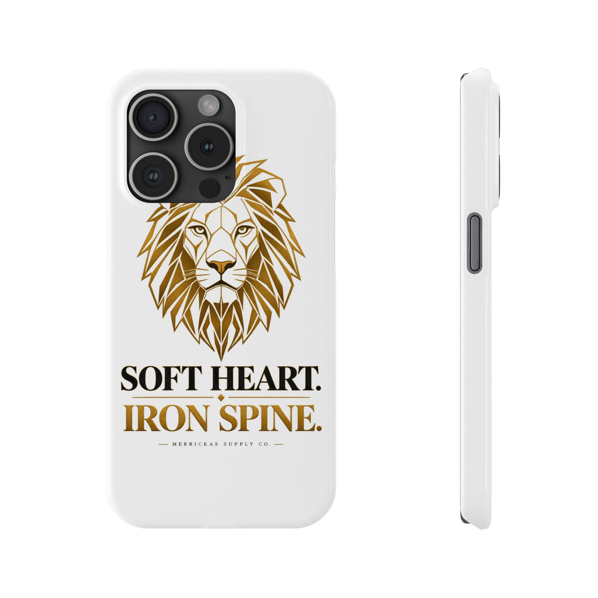 Soft Heart Iron Spine Phone Case
