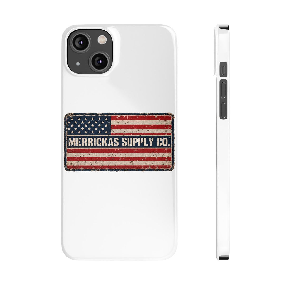 Merrickas American Flag Patch Phone Case