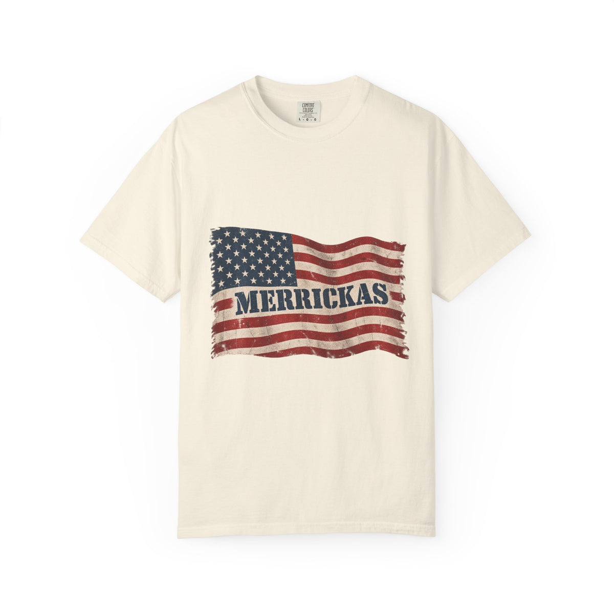 Merrickas Flag Garment-Dyed Tee