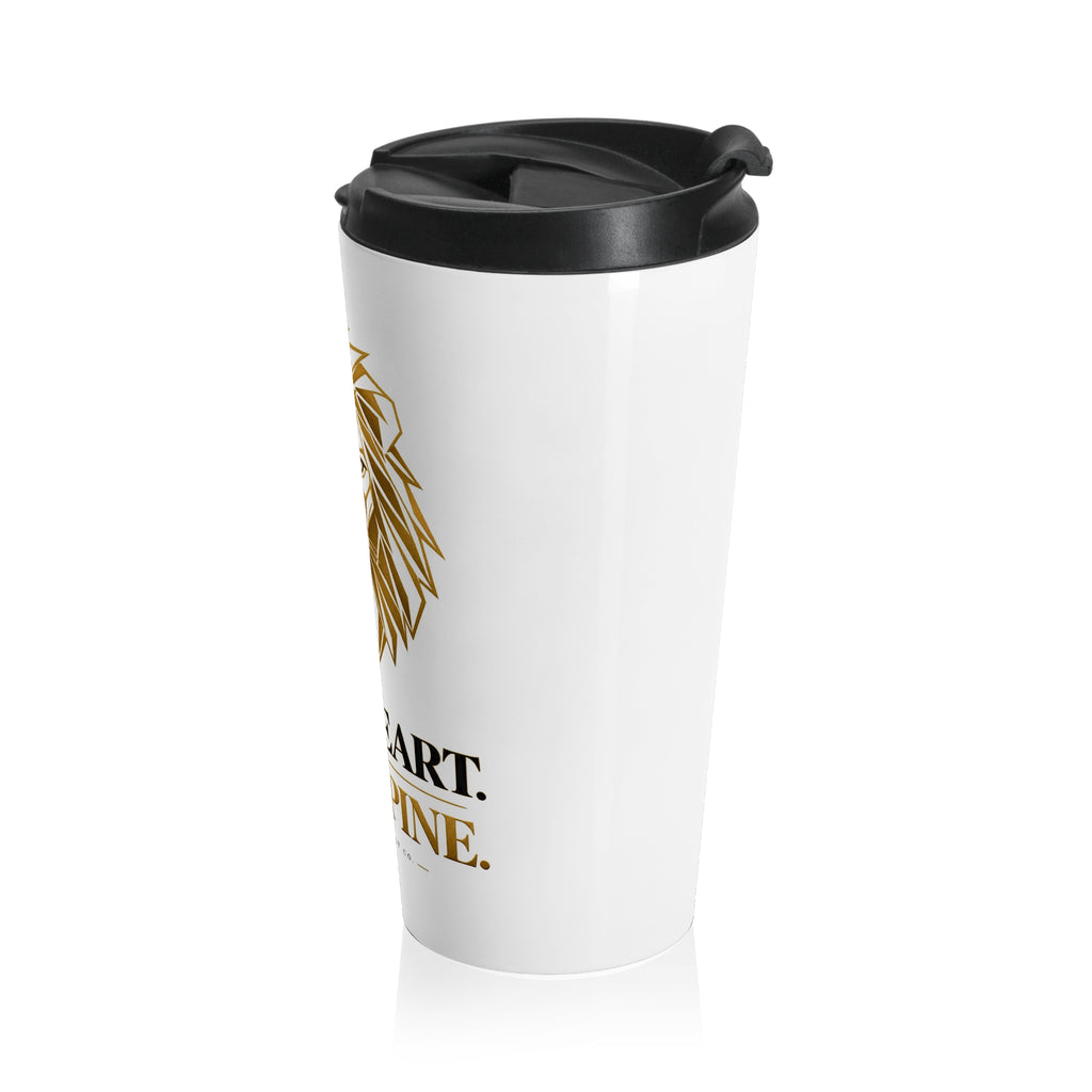 Soft Heart Iron Spine Travel Mug