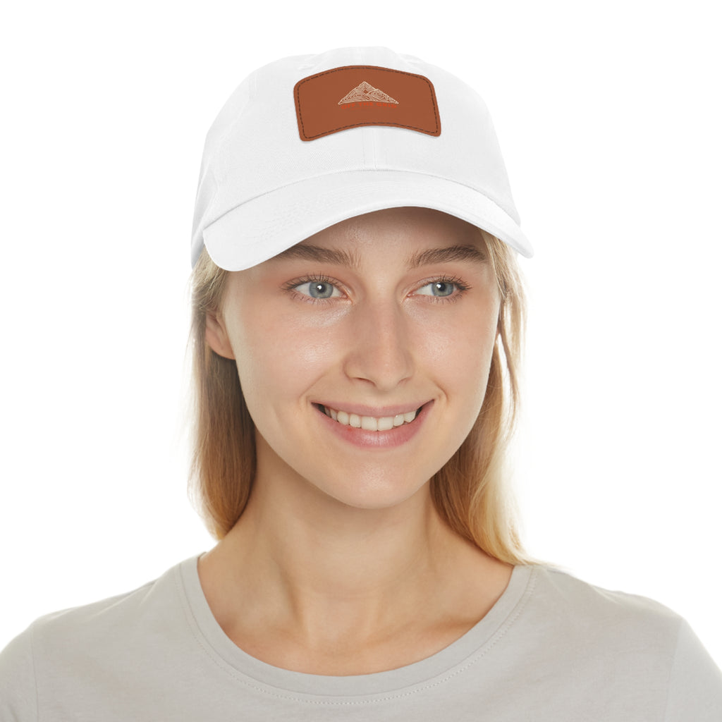 Off The Grid Leather Patch Dad Hat