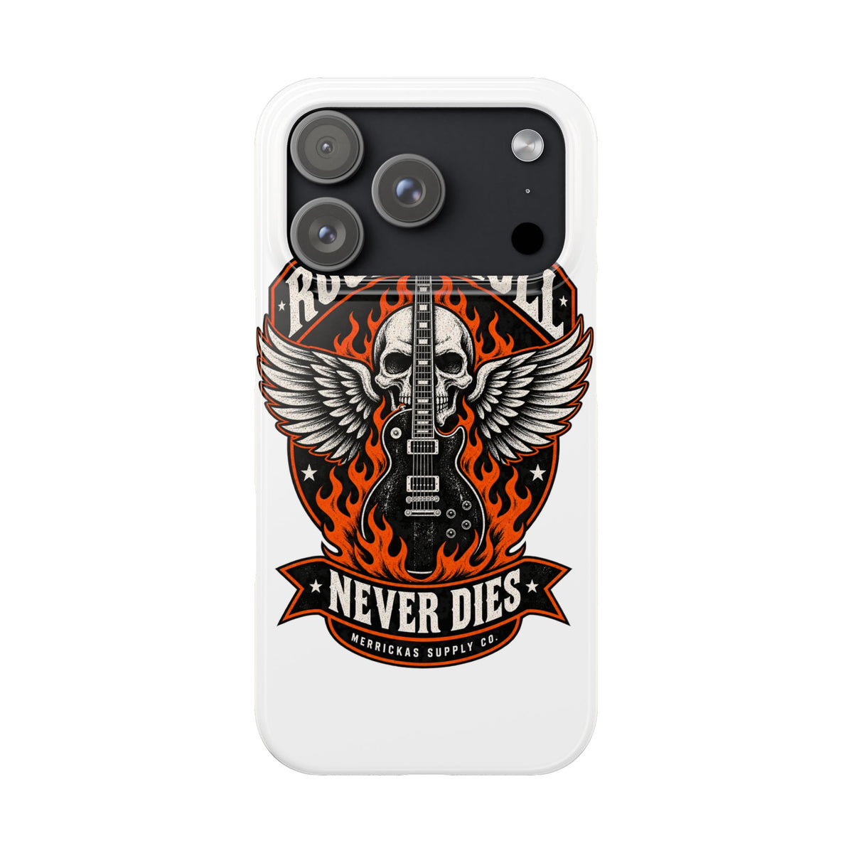 Rock N Roll Never Dies Phone Case