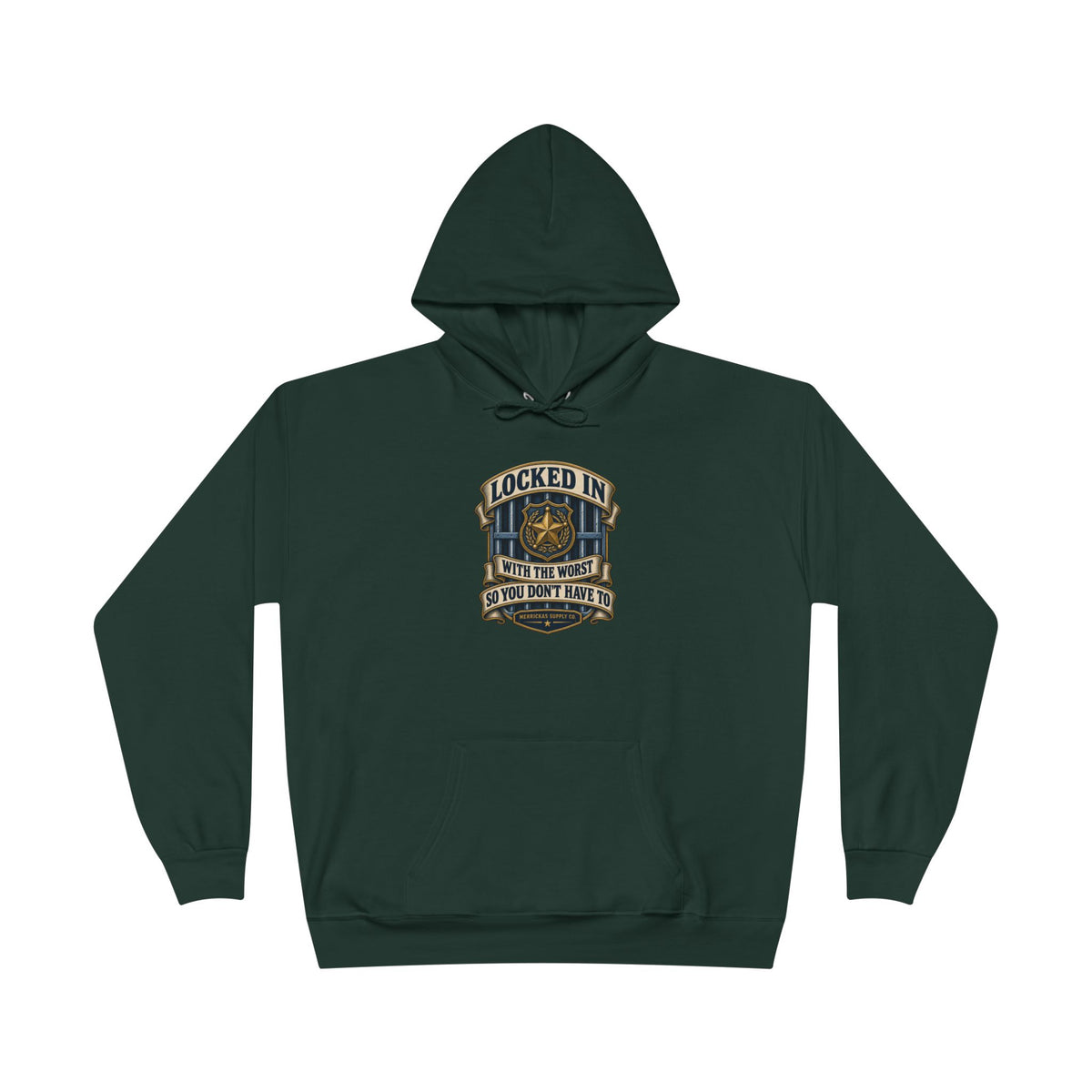Locked In With The Worst So You Don't Have To Heavyweight Hoodie