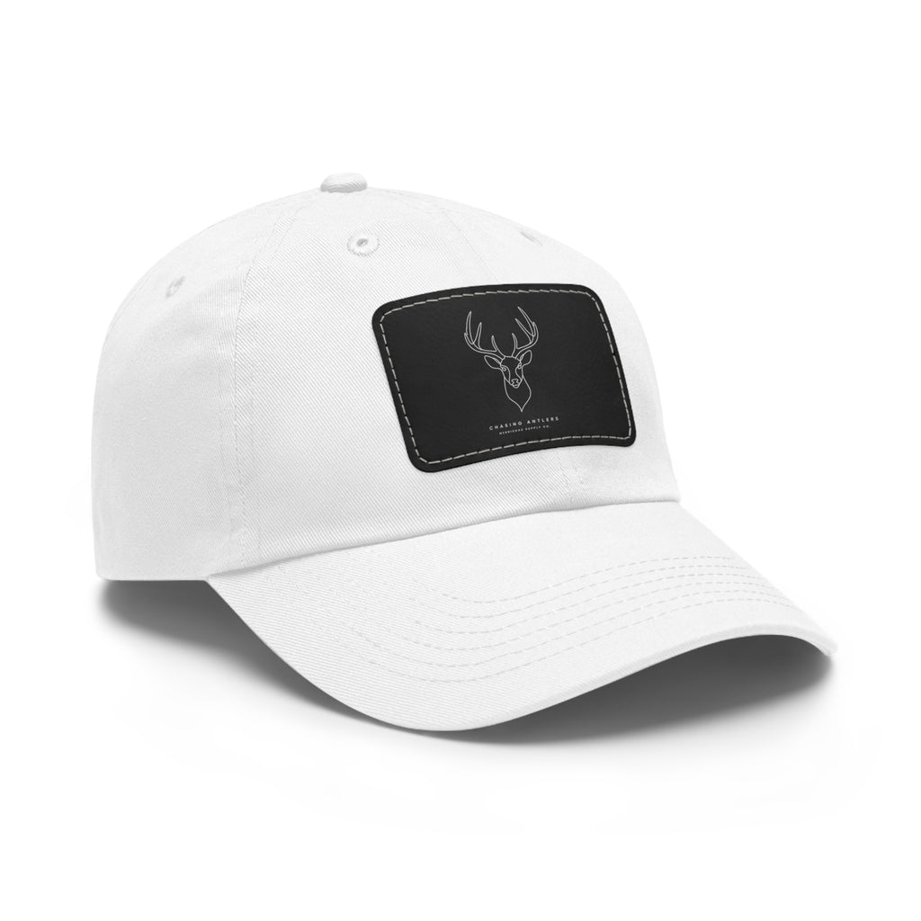 Chasing Antlers Leather Patch Dad Hat