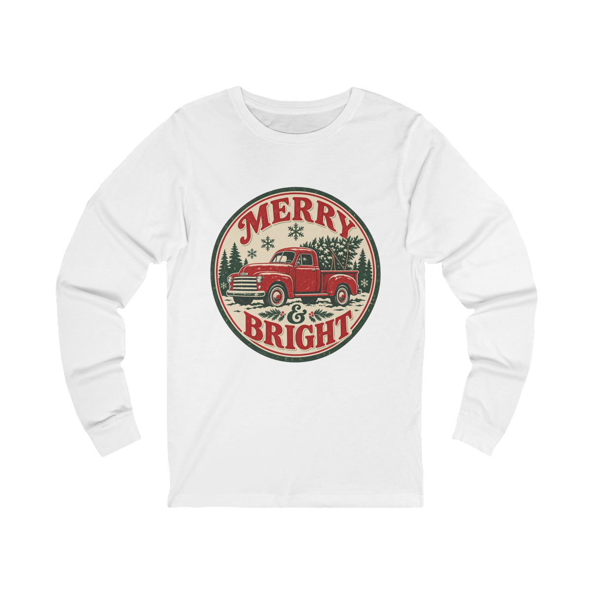 Merry & Bright Long Sleeve Tee