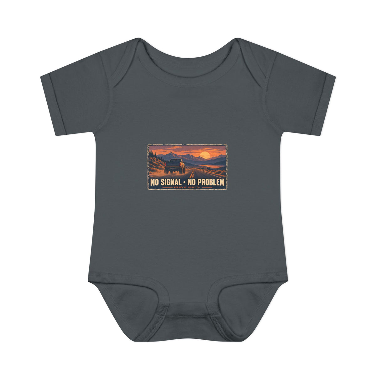No Signal No Problem Baby Onesie