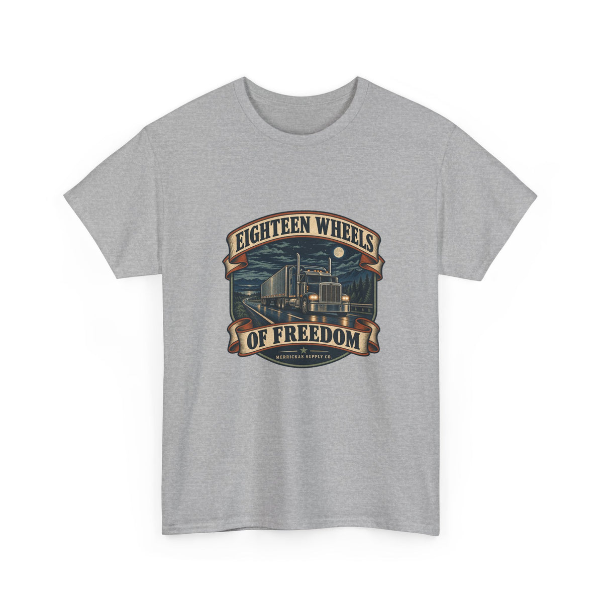 Eighteen Wheels Of Freedom Classic Tee