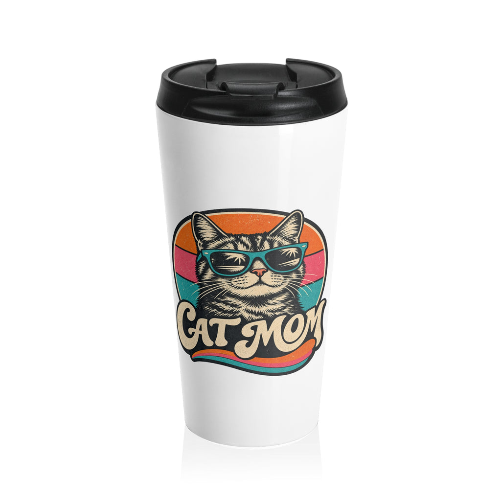Cat Mom Travel Mug
