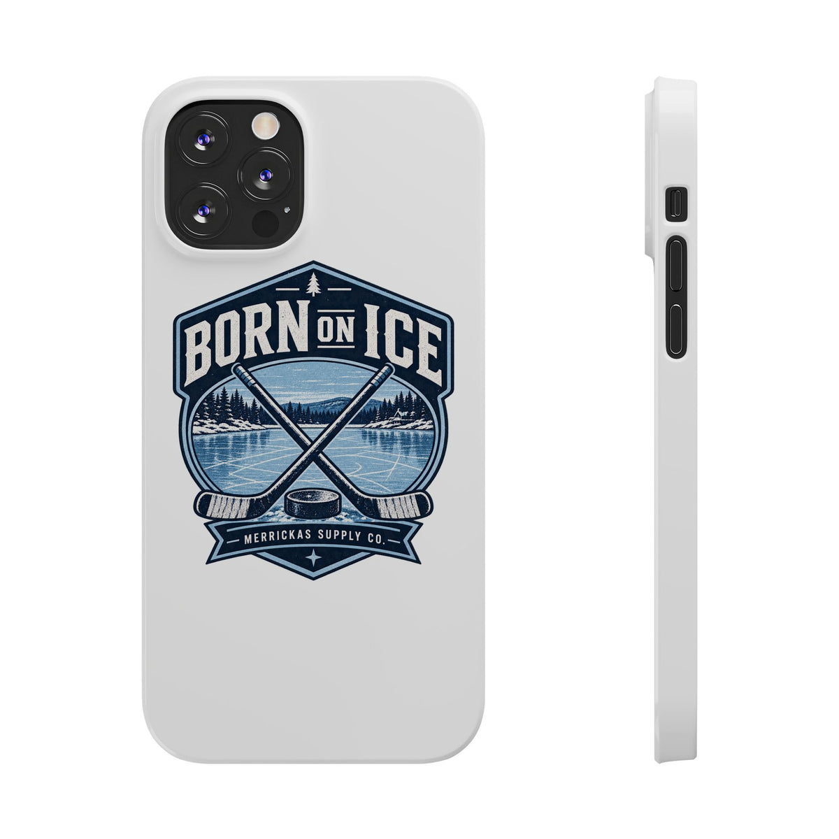 Born On Ice Phone Case