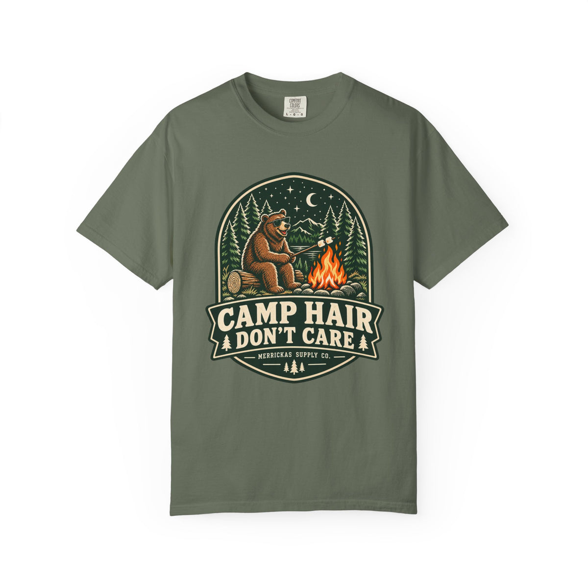 Camp Hair Don't Care Garment-Dyed Tee