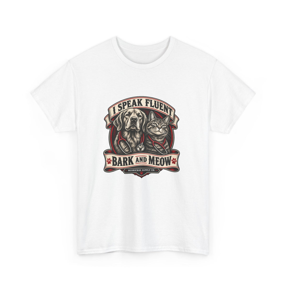 I Speak Fluent Bark And Meow Classic Tee