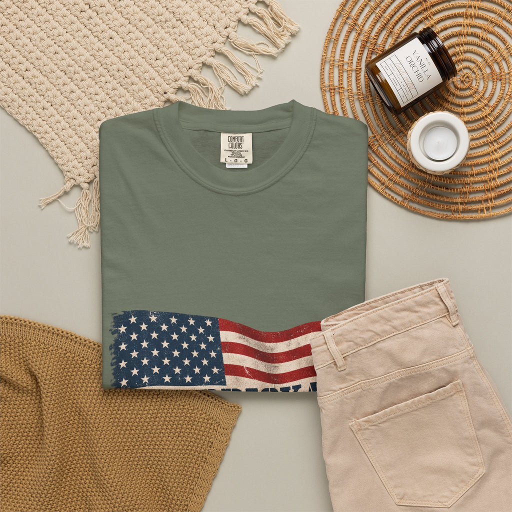 Merrickas Flag Garment-Dyed Tee