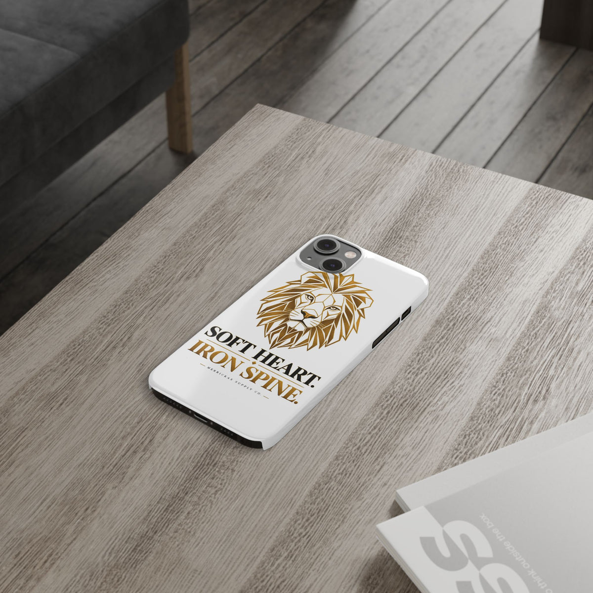 Soft Heart Iron Spine Phone Case