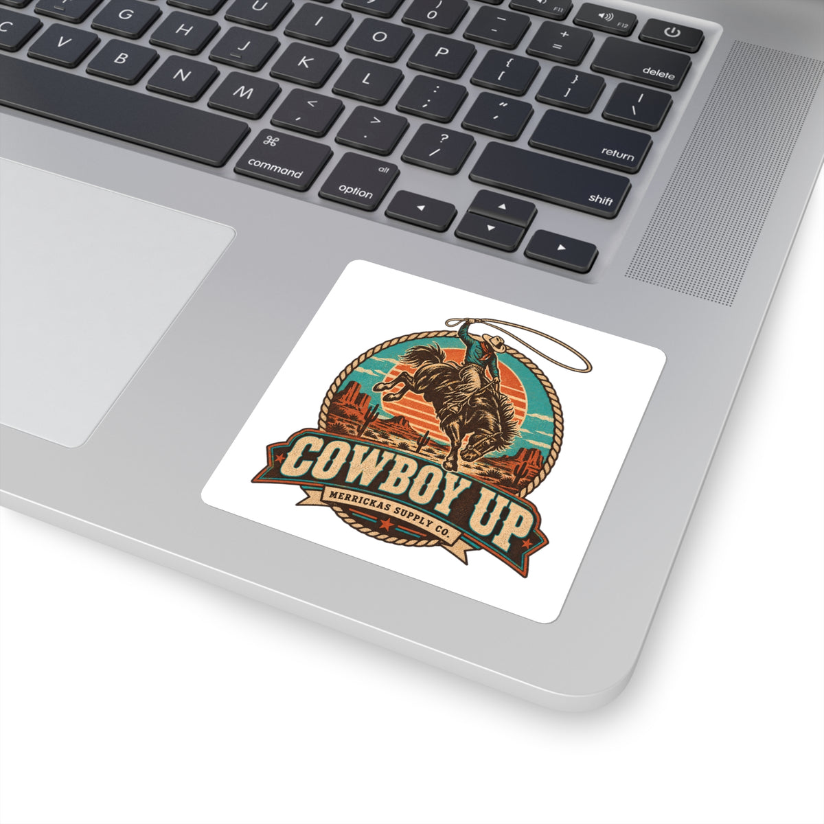 Cowboy Up Sticker