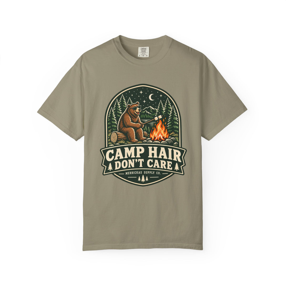 Camp Hair Don't Care Garment-Dyed Tee