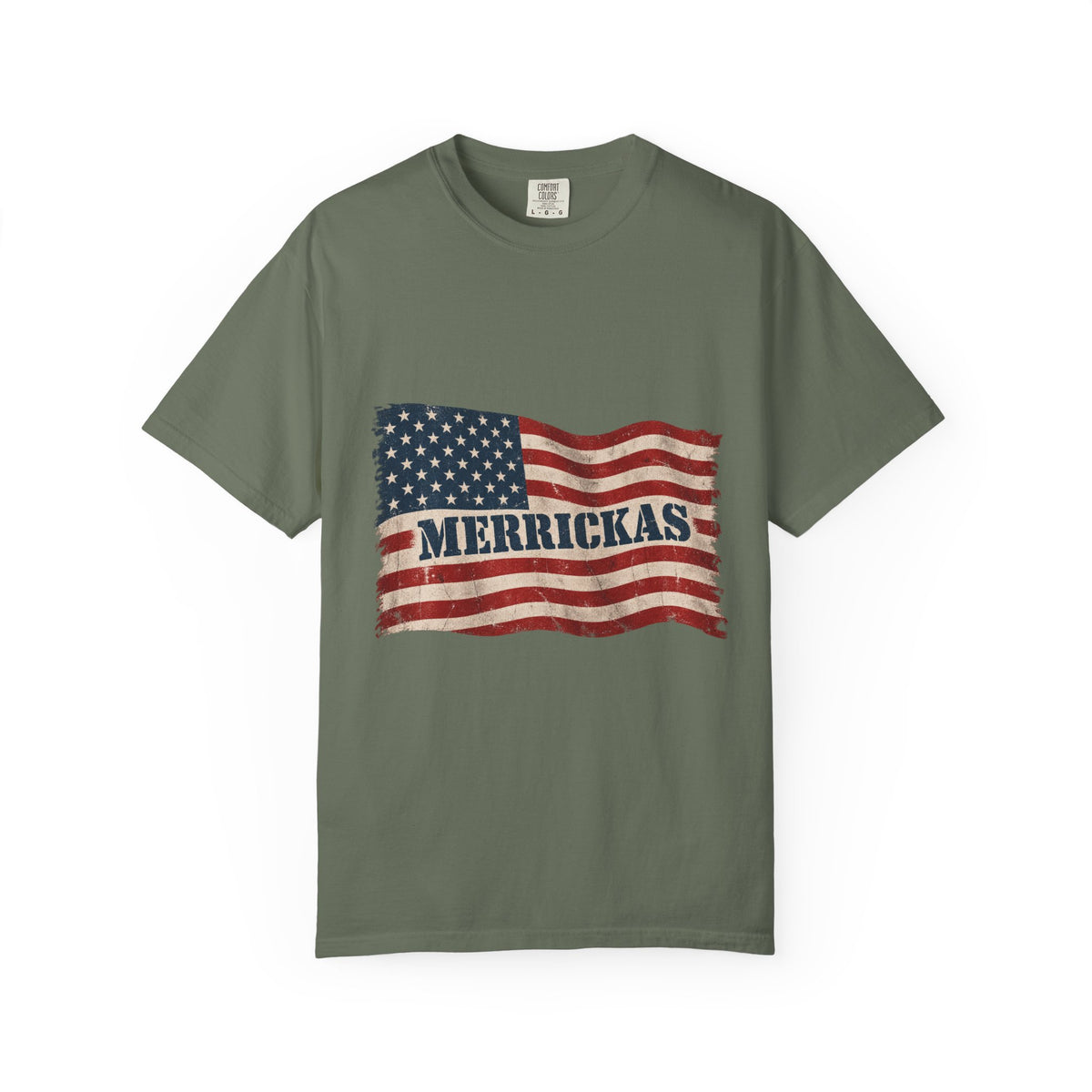 Merrickas Flag Garment-Dyed Tee