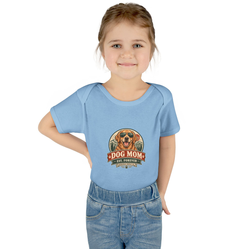 Dog Mom Est. Forever Baby Onesie