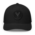 Chasing Antlers Leather Patch Trucker Cap