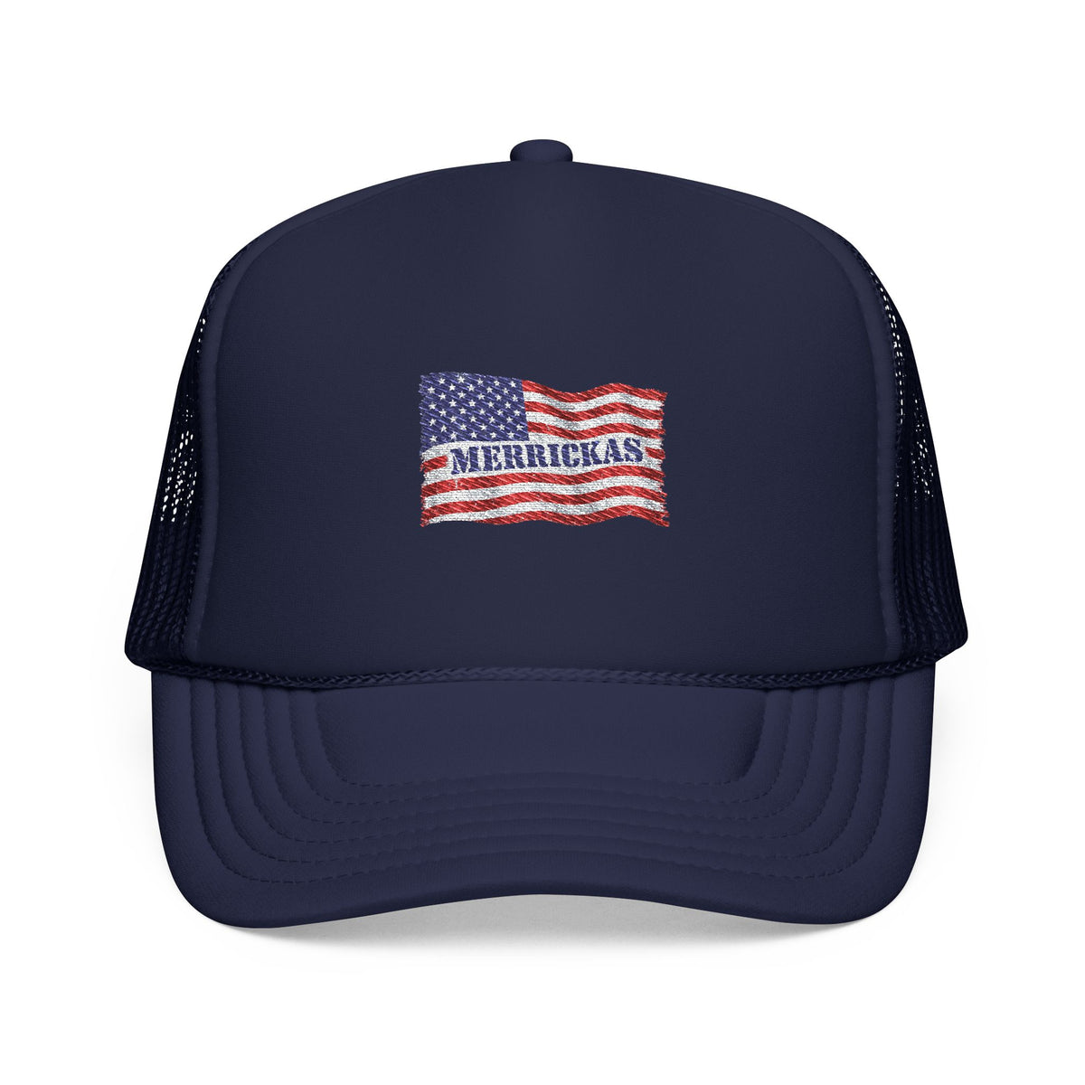 Merrickas Flag Foam Trucker Hat