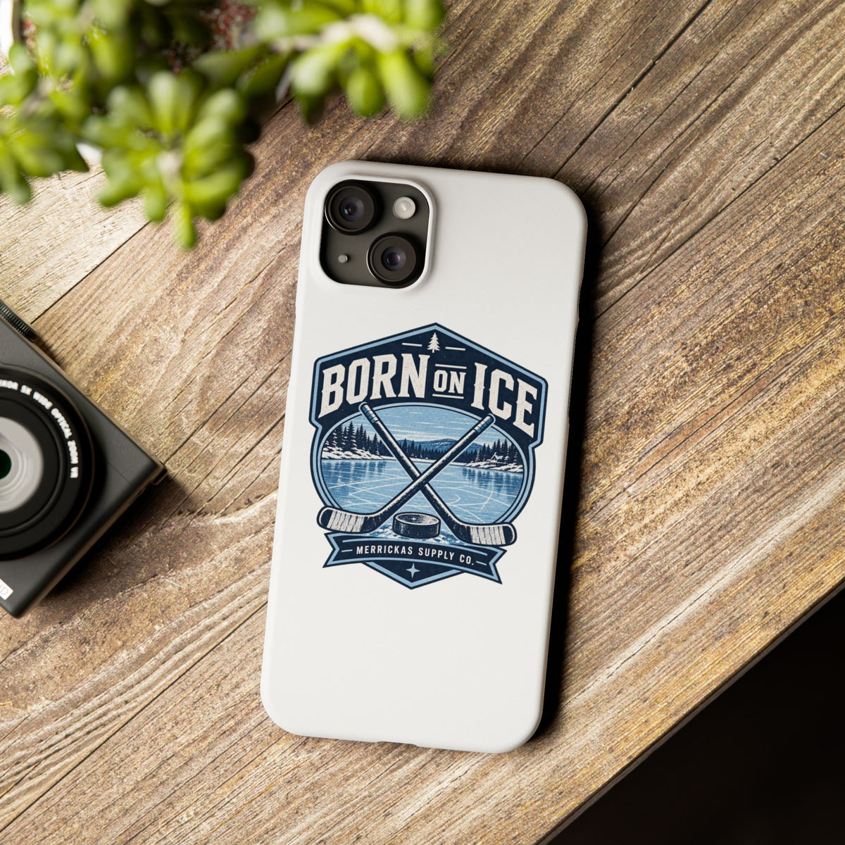 Born On Ice Phone Case